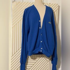 IZOD Lacoste Blue Cardigan